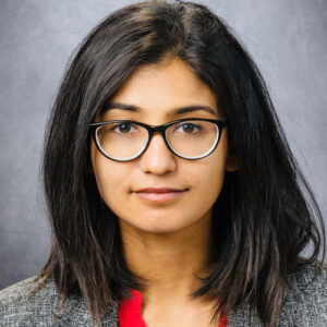 headshot of Sanhita Sinharay